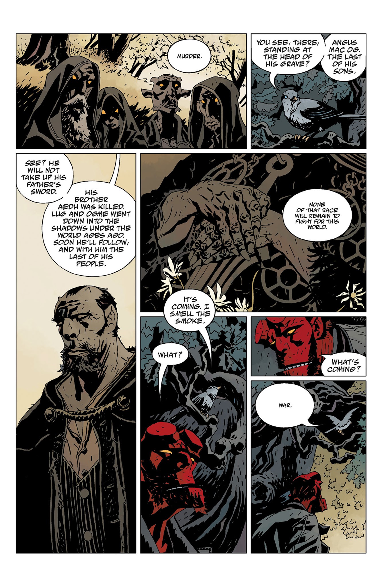 Read online Hellboy: The Wild Hunt comic -  Issue # TPB - 13