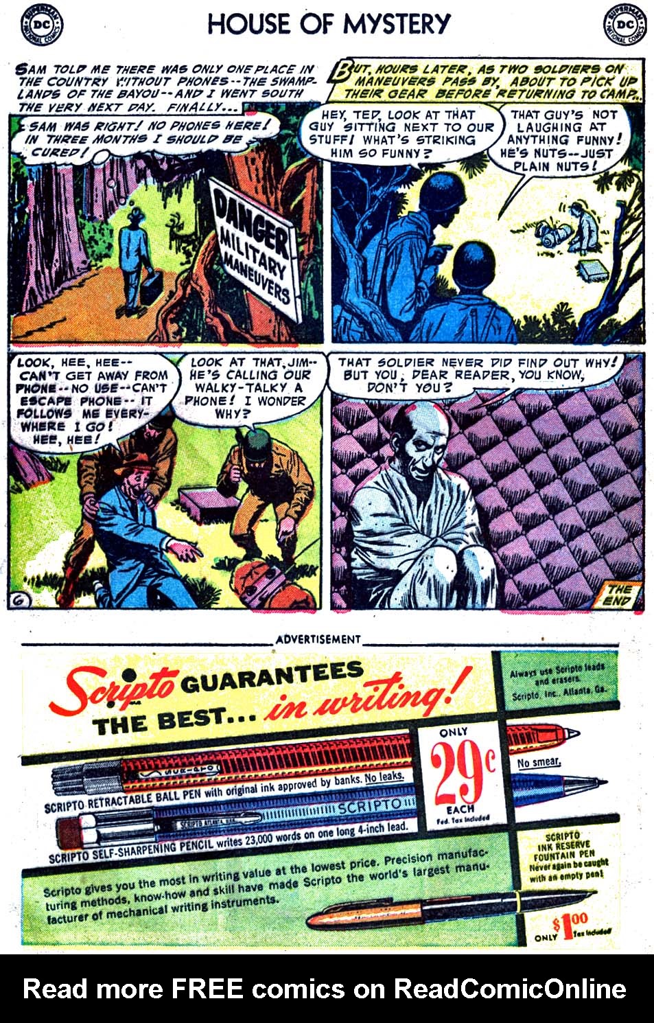 Read online House of Mystery (1951) comic -  Issue #28 - 24