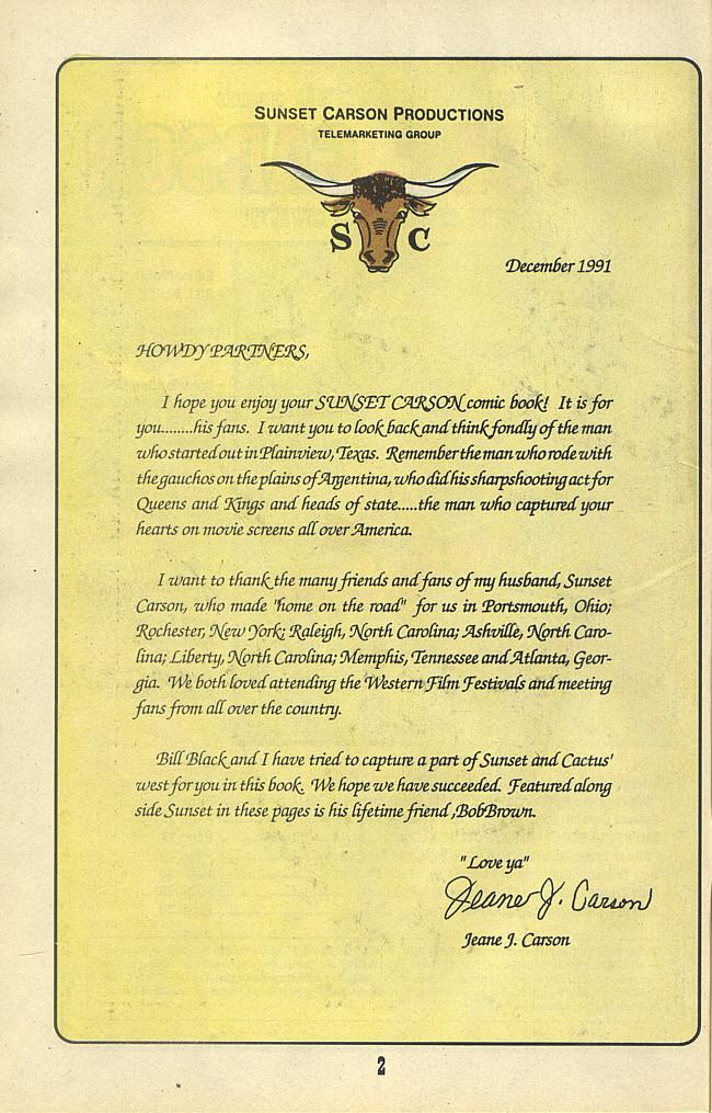 Read online Great American Western Presents: Sunset Carson comic -  Issue # Full - 4