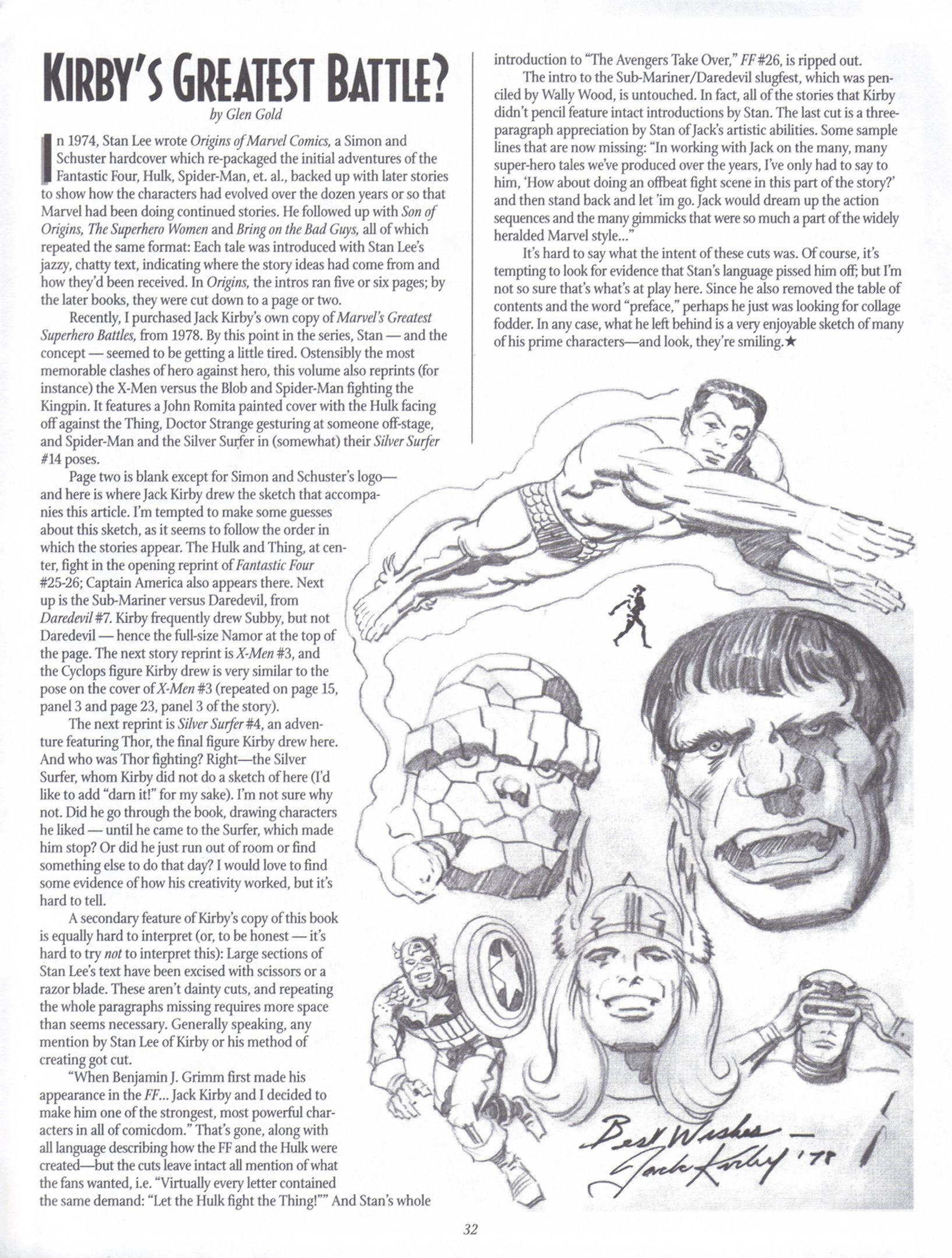 Read online The Jack Kirby Collector comic -  Issue #24 - 32