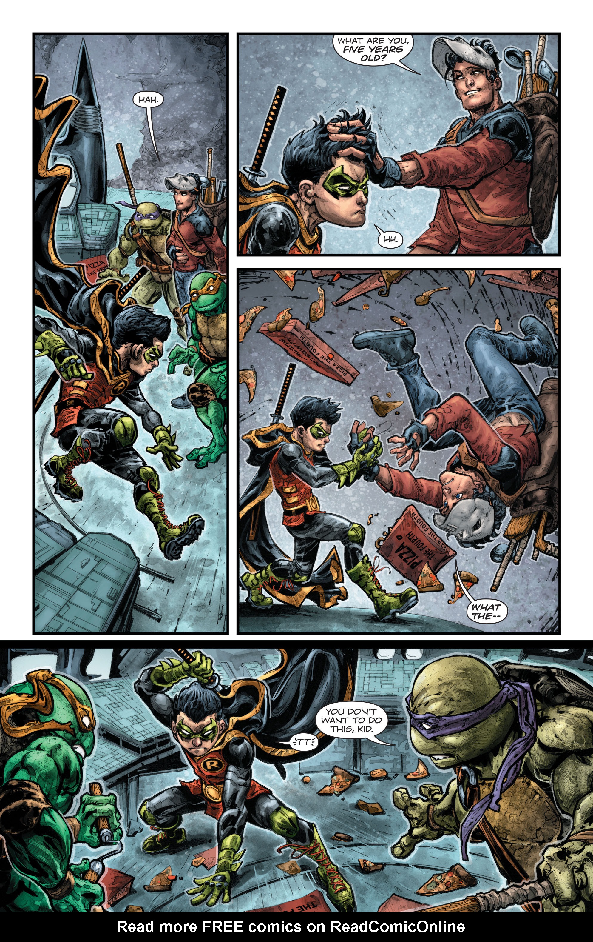 Read online Batman/Teenage Mutant Ninja Turtles comic -  Issue #5 - 11