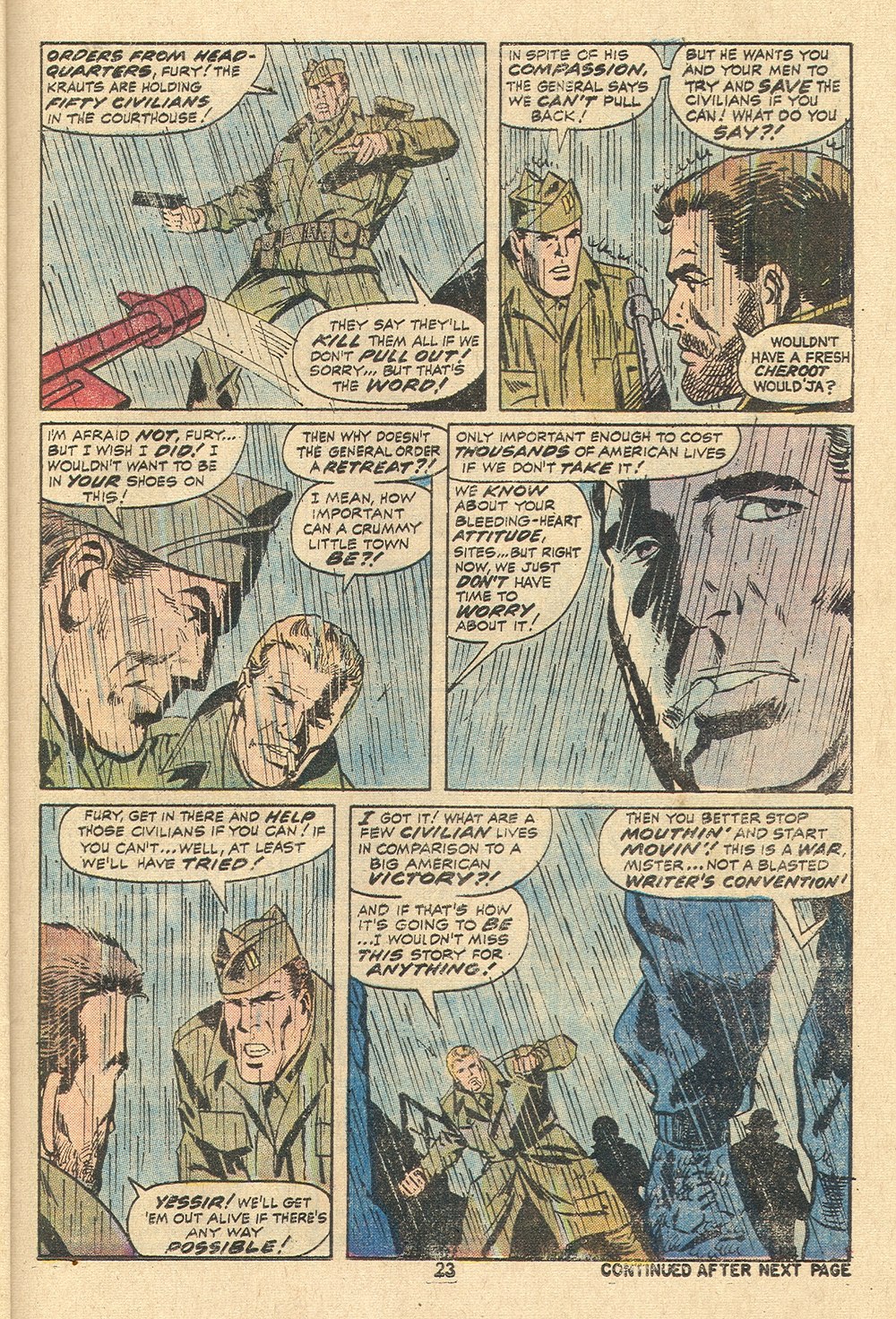 Read online Sgt. Fury comic -  Issue #110 - 25