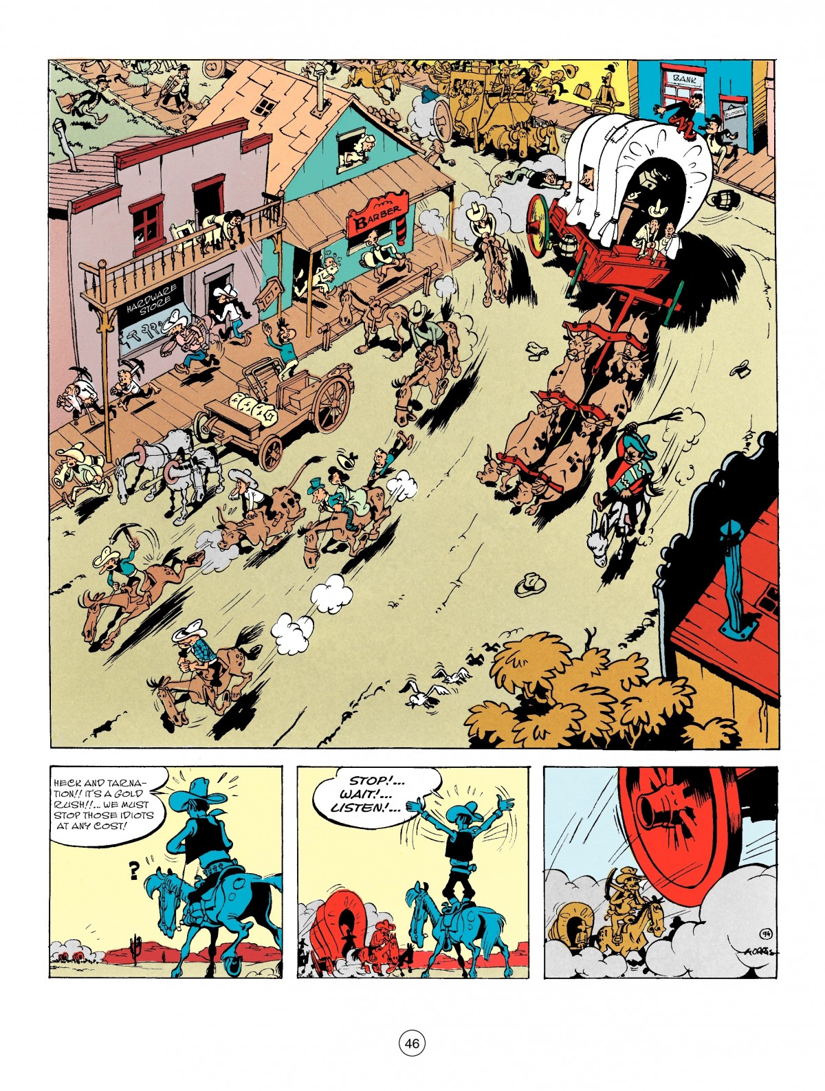 Read online A Lucky Luke Adventure comic -  Issue #54 - 46