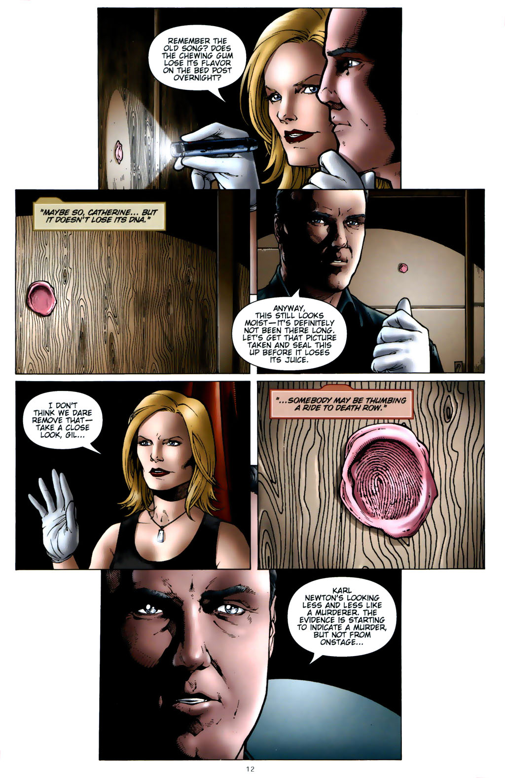 Read online CSI: Crime Scene Investigation: Demon House comic -  Issue #3 - 12