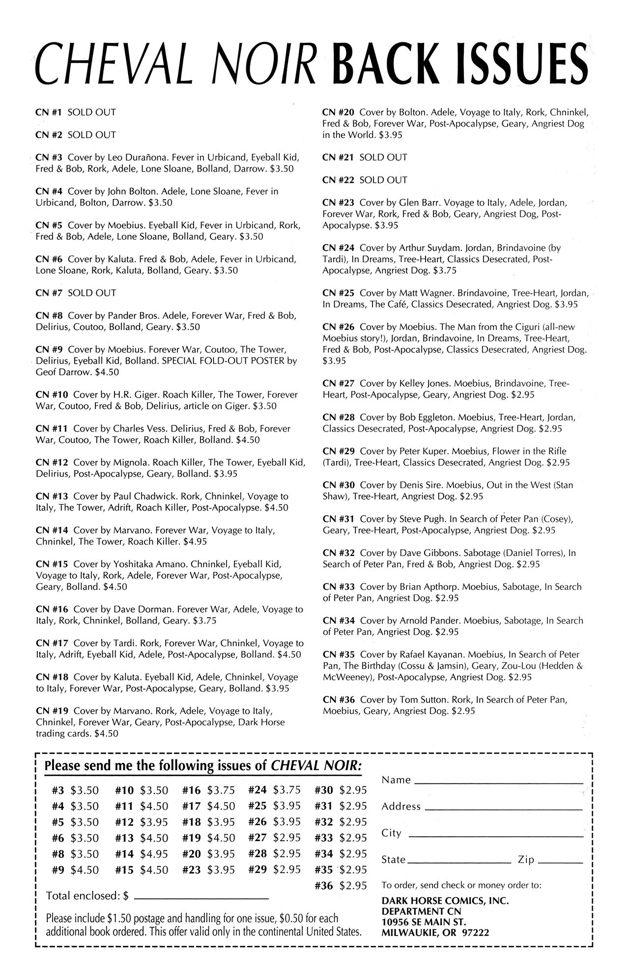 Read online Cheval Noir comic -  Issue #35 - 30