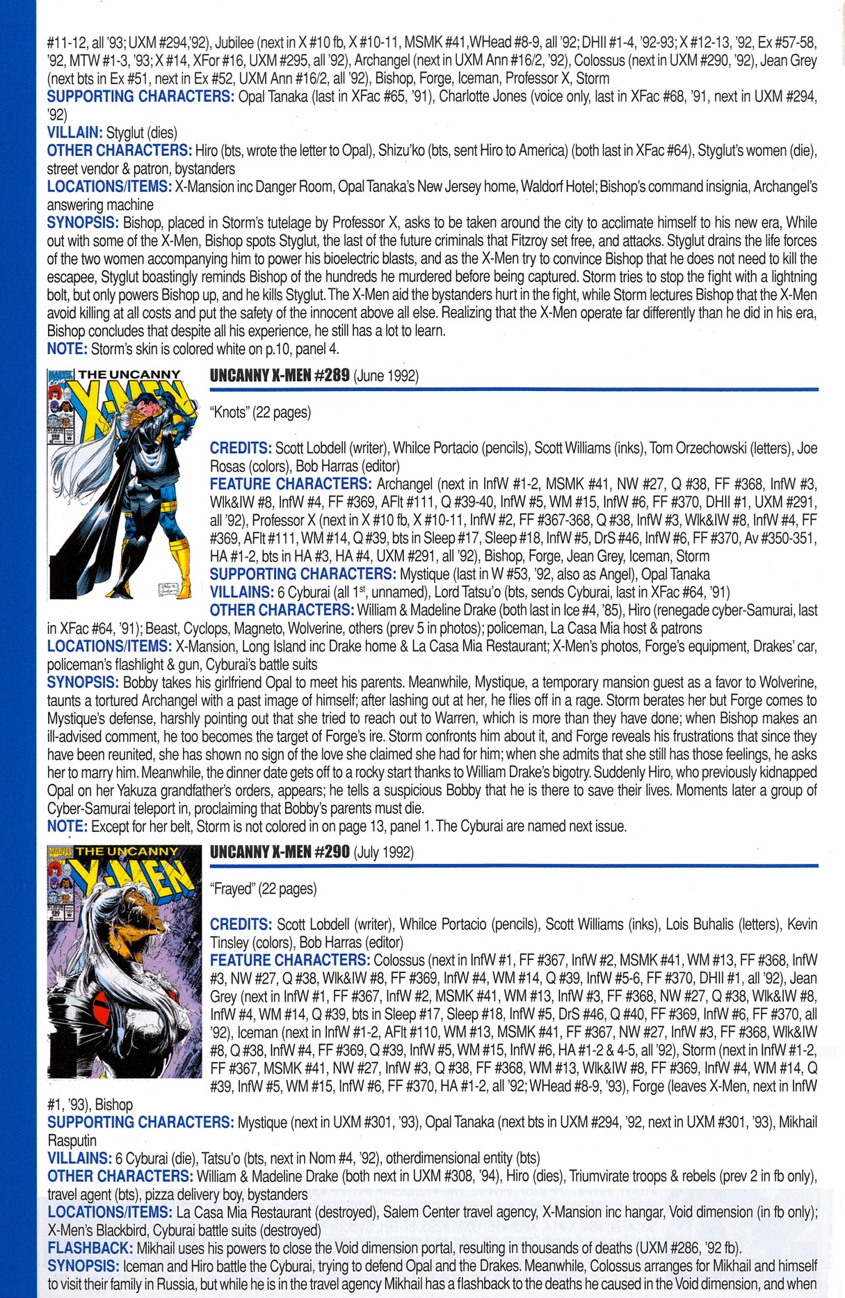 Read online Official Index to the Marvel Universe comic -  Issue #7 - 58