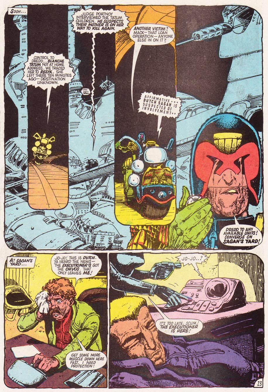 Read online Judge Dredd (1983) comic -  Issue #34 - 22