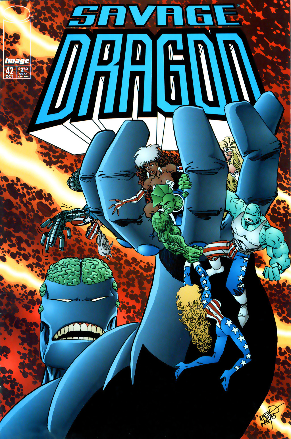 Read online The Savage Dragon (1993) comic -  Issue #42 - 1