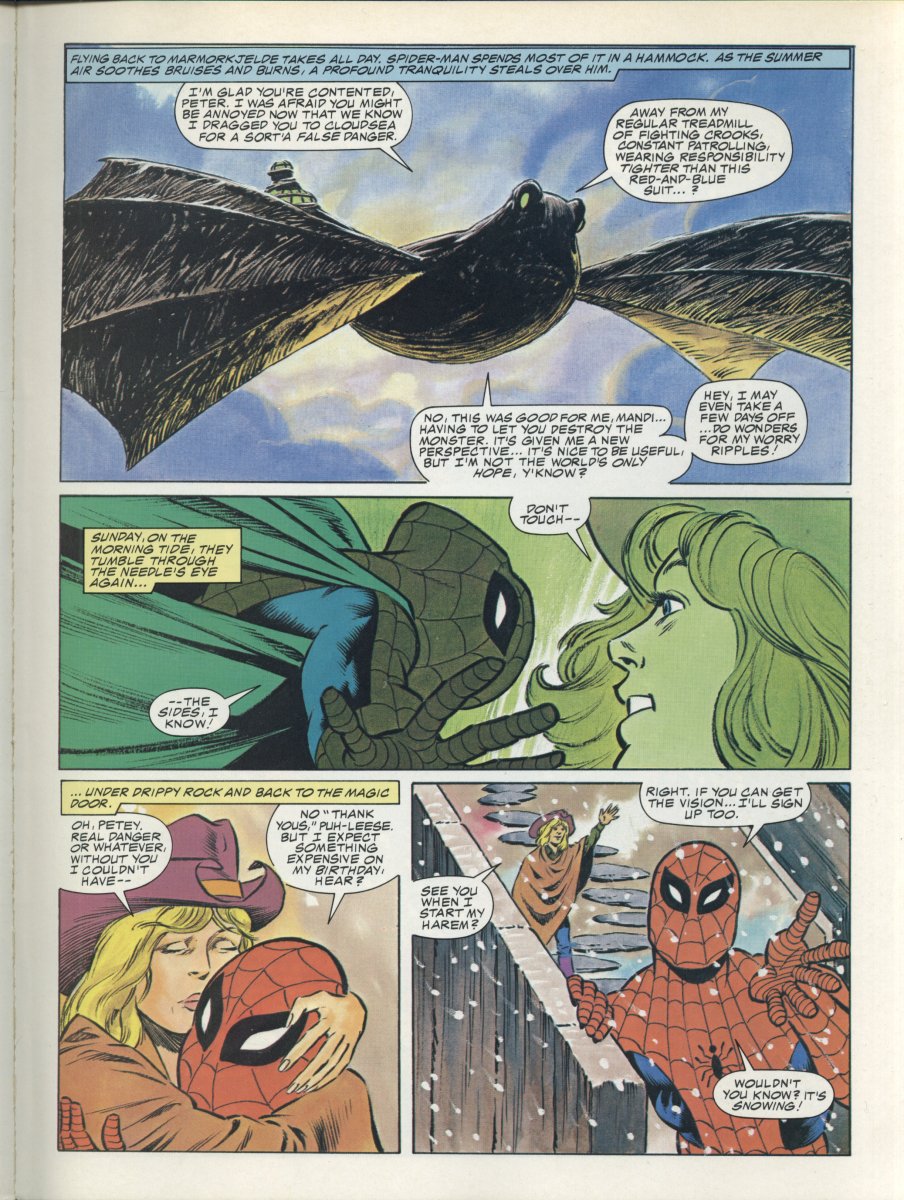 Read online Marvel Graphic Novel comic -  Issue #22 - Spider-Man - Hooky - 58