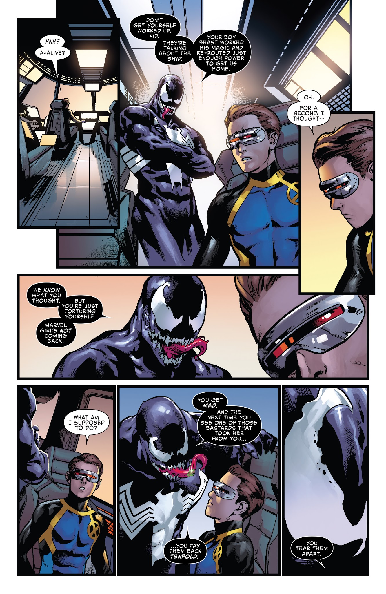 Read online X-Men: Blue comic -  Issue #27 - 8
