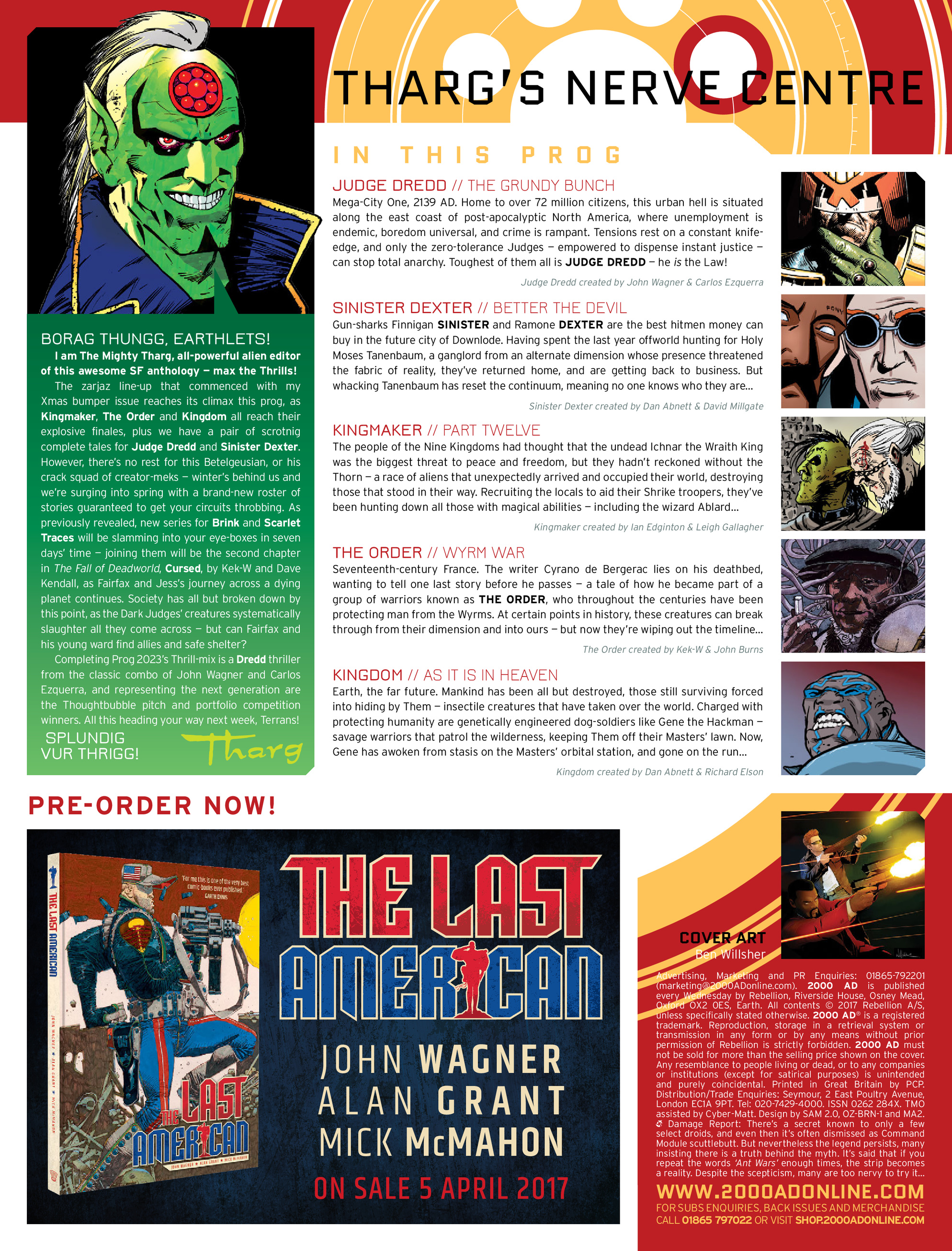 Read online 2000 AD comic -  Issue #2022 - 2