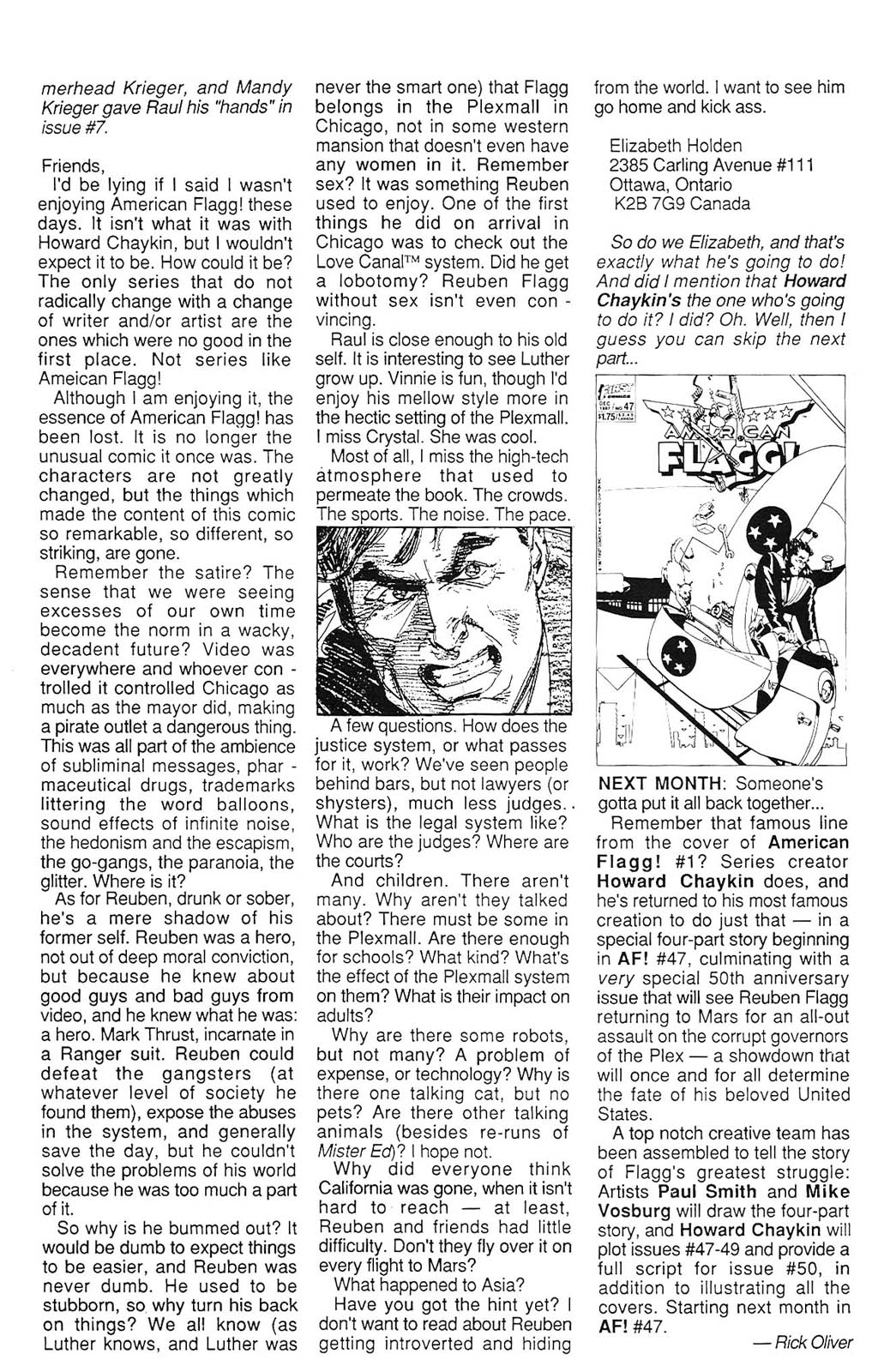 Read online American Flagg! comic -  Issue #46 - 34