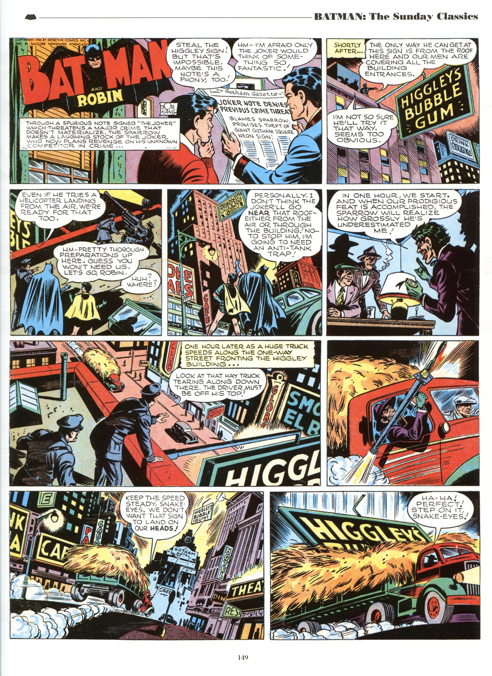 Read online Batman: The Sunday Classics comic -  Issue # TPB - 155