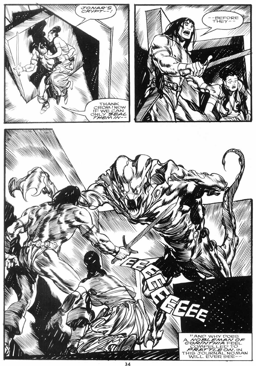 Read online The Savage Sword Of Conan comic -  Issue #224 - 36