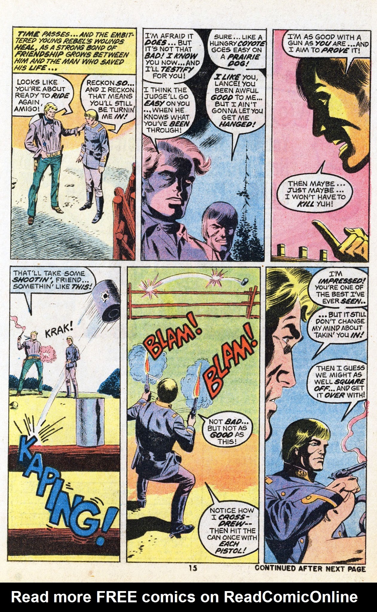 Read online The Outlaw Kid (1970) comic -  Issue #13 - 17