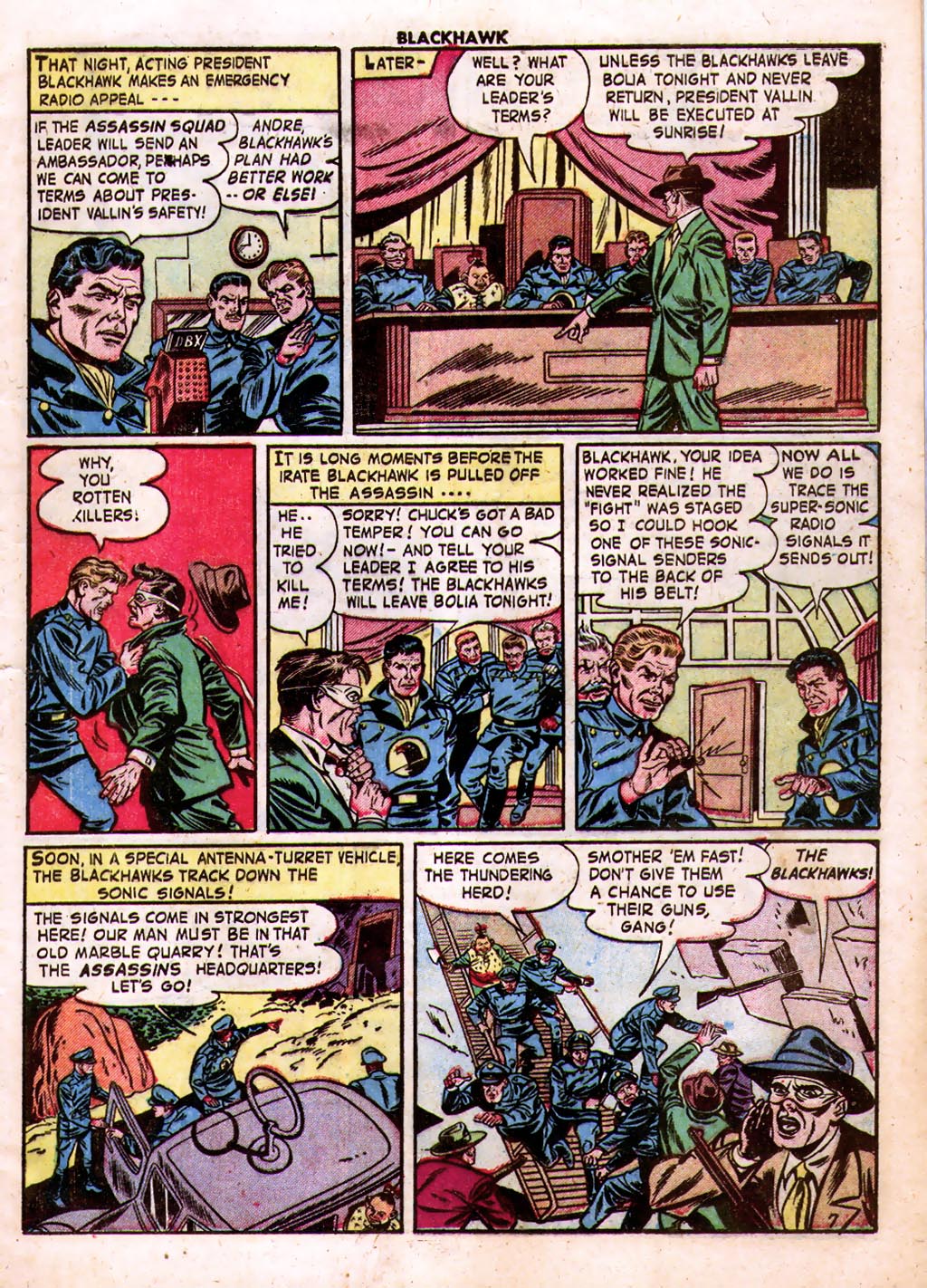 Read online Blackhawk (1957) comic -  Issue #68 - 9