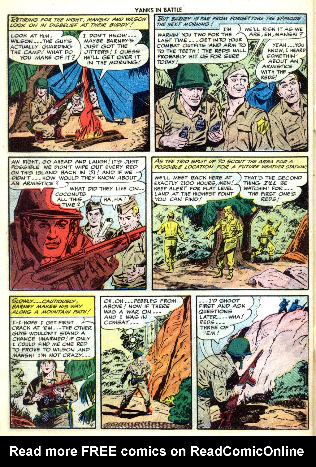 Read online Yanks In Battle comic -  Issue #4 - 30
