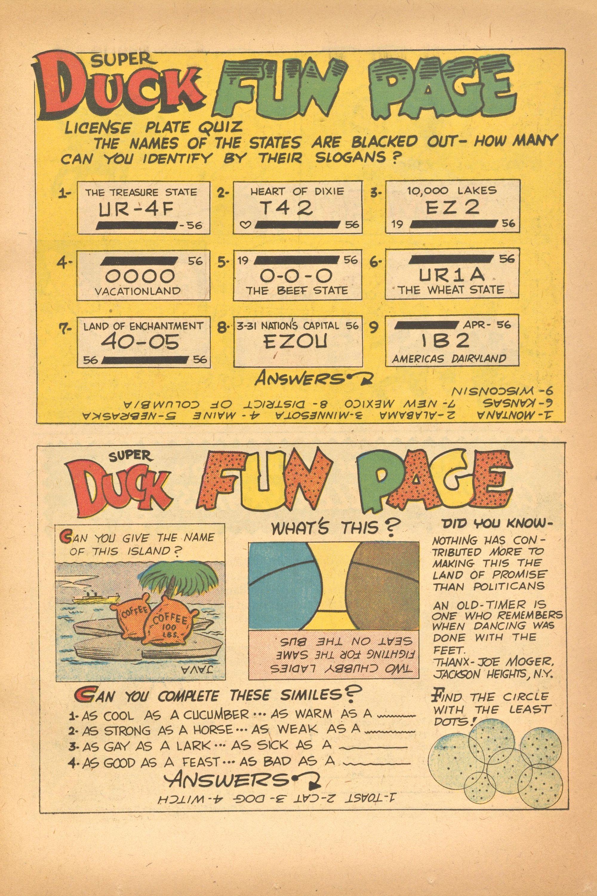 Read online Super Duck Comics comic -  Issue #72 - 11