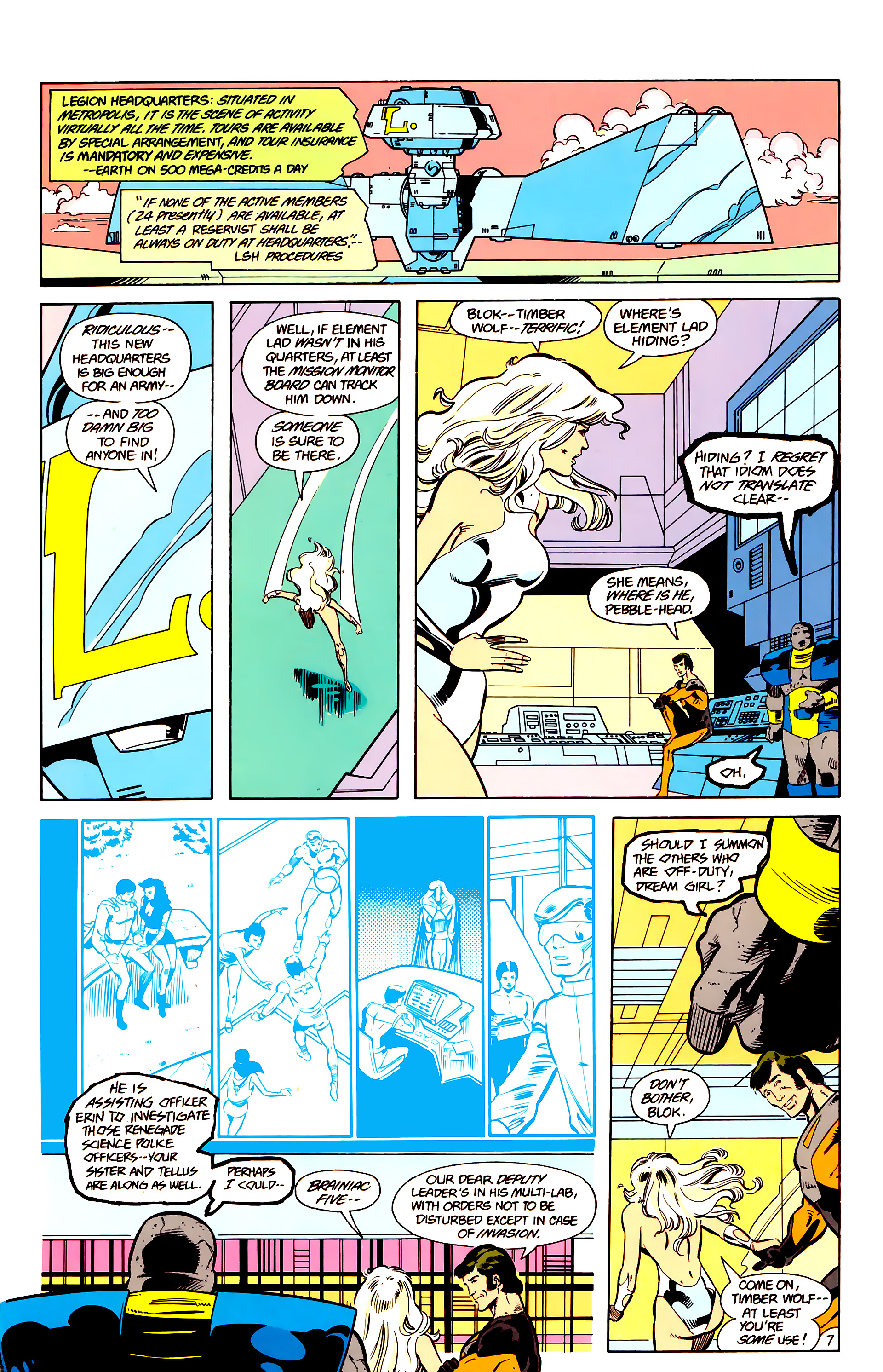 Read online Legion of Super-Heroes (1984) comic -  Issue #17 - 9