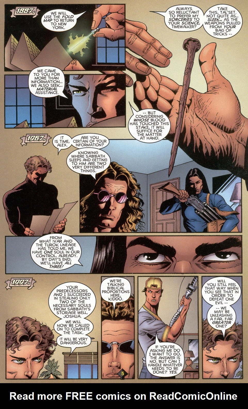 Read online Turok / Timewalker: Seventh Sabbath comic -  Issue #2 - 6