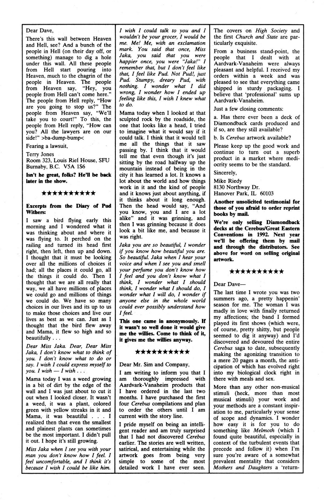 Cerebus issue 156 - Page 22