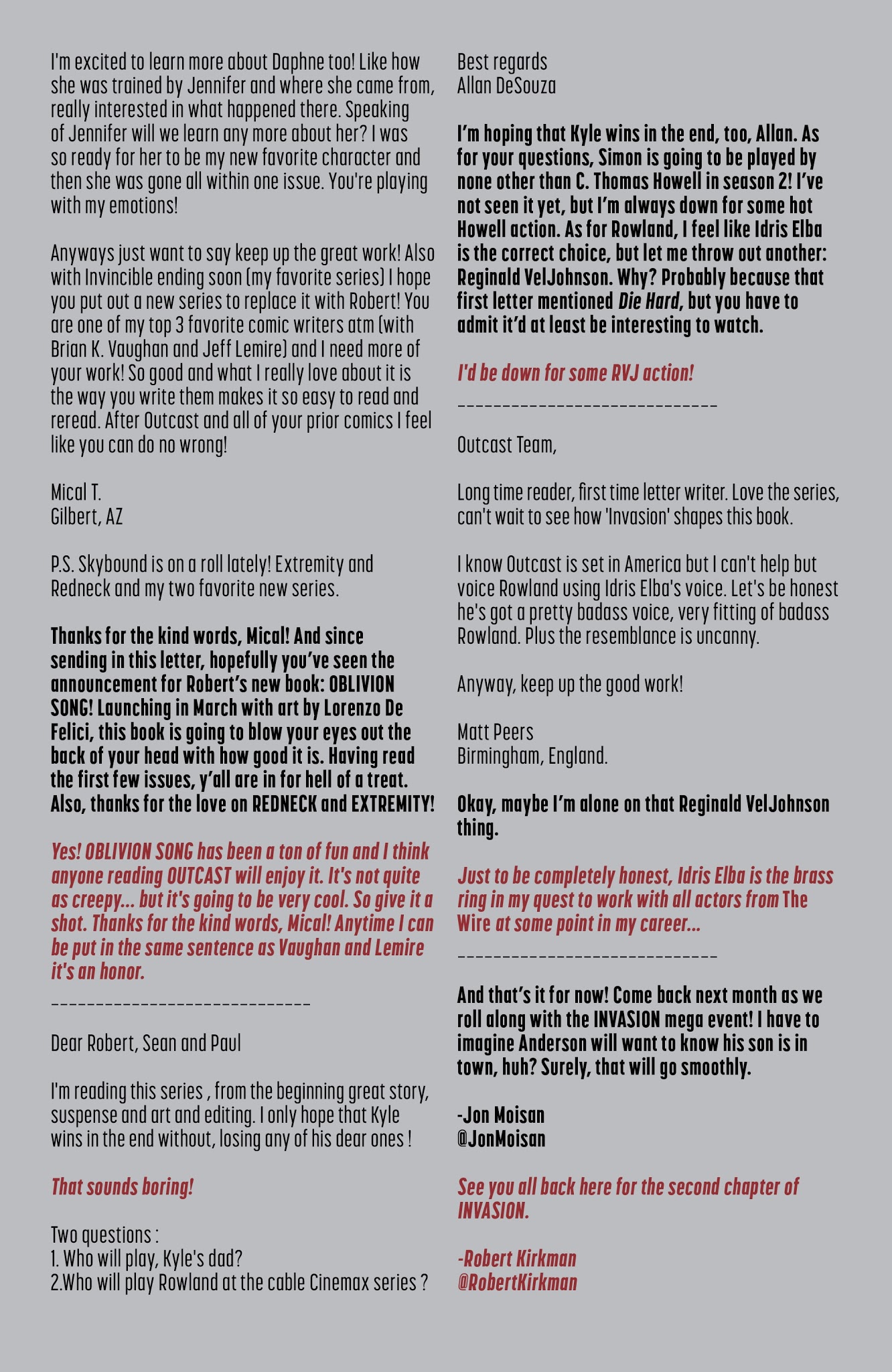 Read online Outcast by Kirkman & Azaceta comic -  Issue #32 - 23