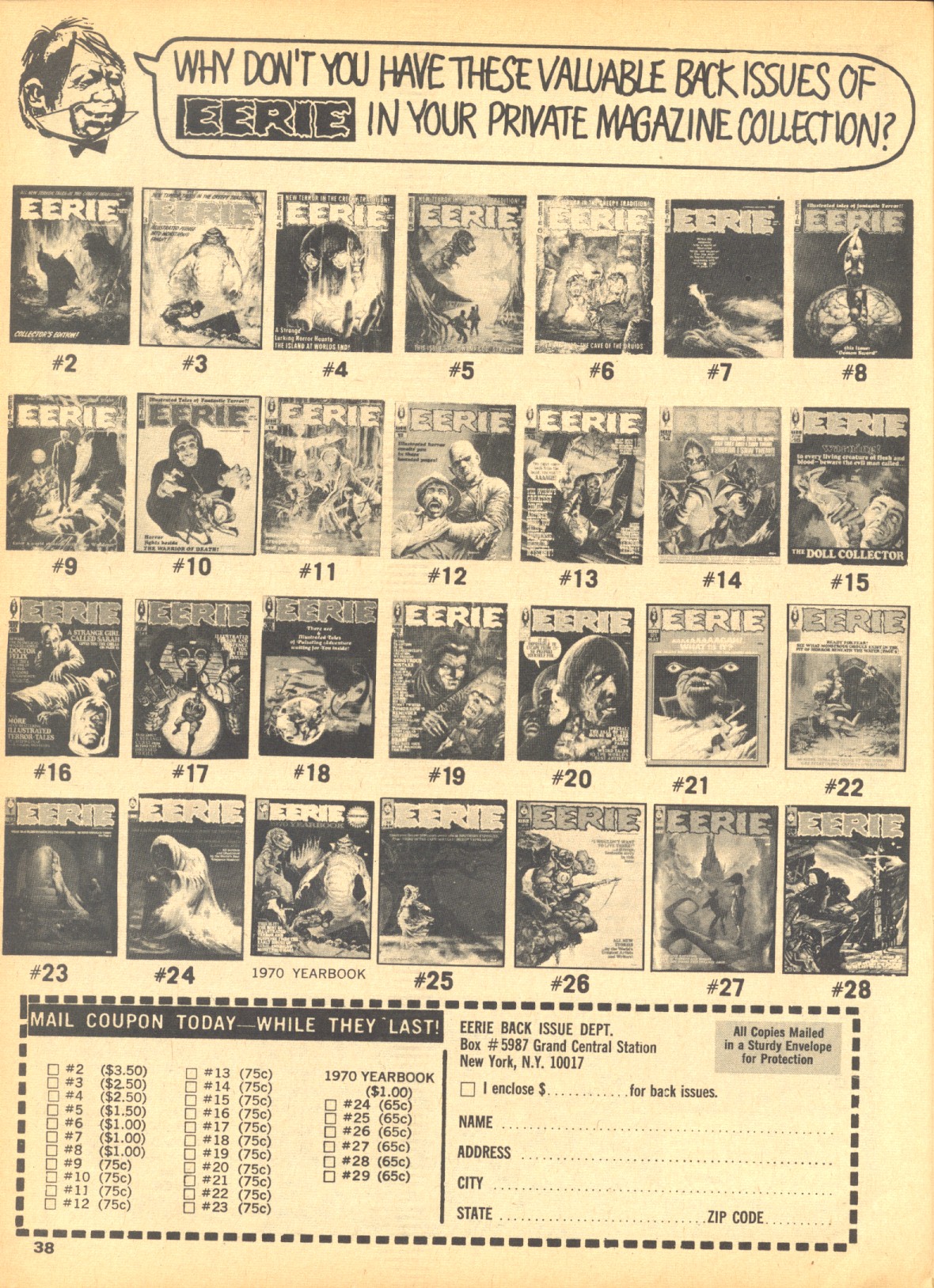 Read online Creepy (1964) comic -  Issue #37 - 38