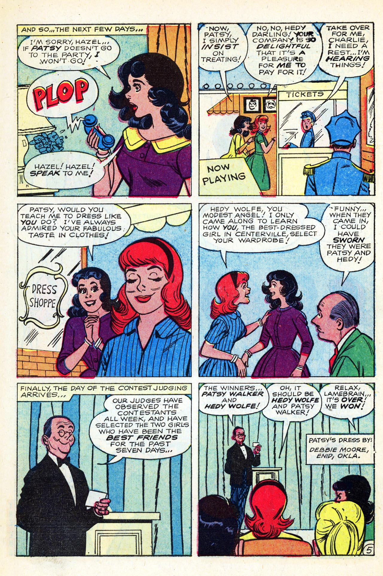 Read online Patsy and Hedy comic -  Issue #66 - 7