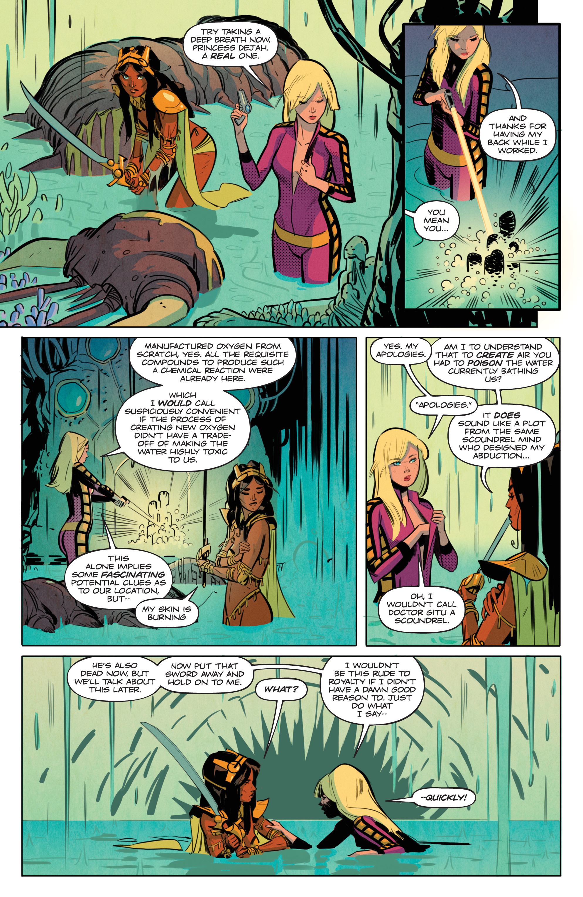 Read online Barbarella/Dejah Thoris comic -  Issue #2 - 12