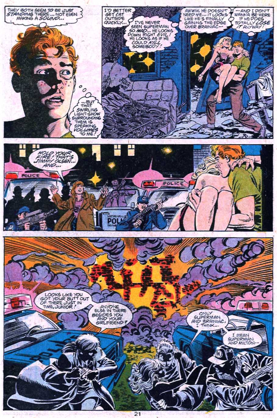 Read online Adventures of Superman (1987) comic -  Issue #445 - 22