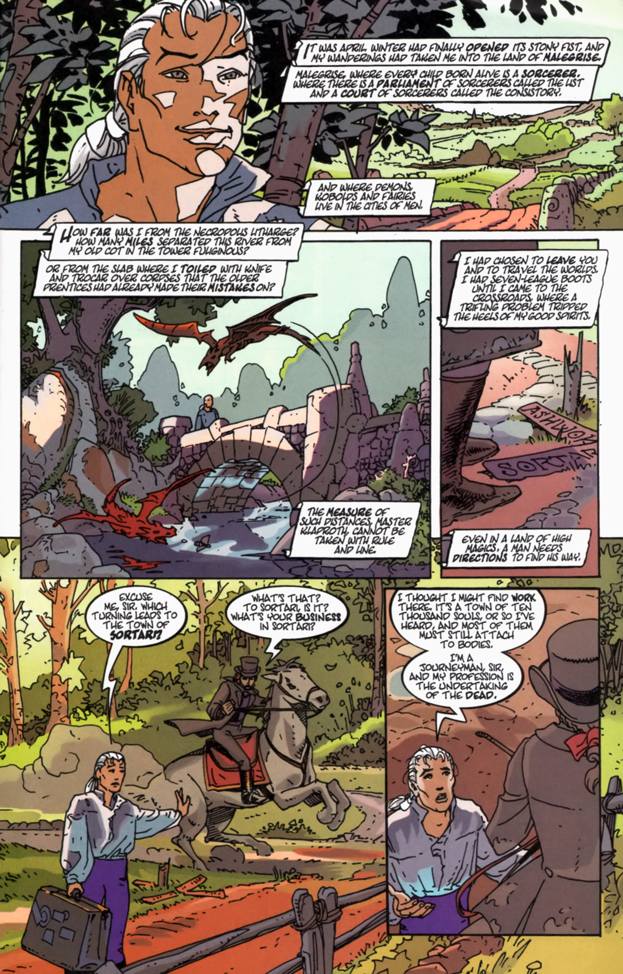 Read online Sandman Presents: Petrefax comic -  Issue #1 - 4