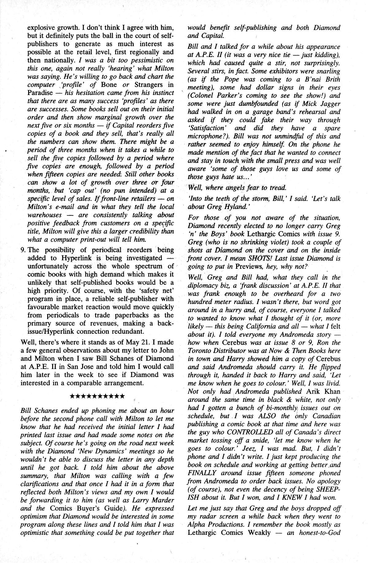 Read online Cerebus comic -  Issue #196 - 5