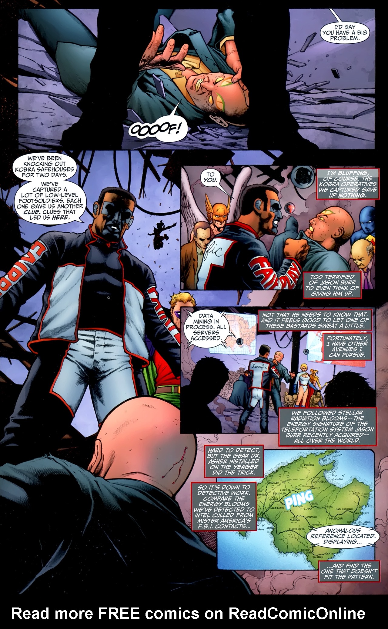 Read online JSA vs. Kobra comic -  Issue #5 - 8