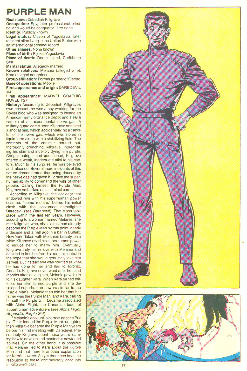 Read online The Official Handbook of the Marvel Universe Deluxe Edition comic -  Issue #19 - 19