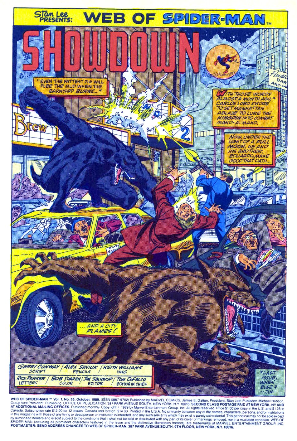 Read online Web of Spider-Man (1985) comic -  Issue #55 - 2
