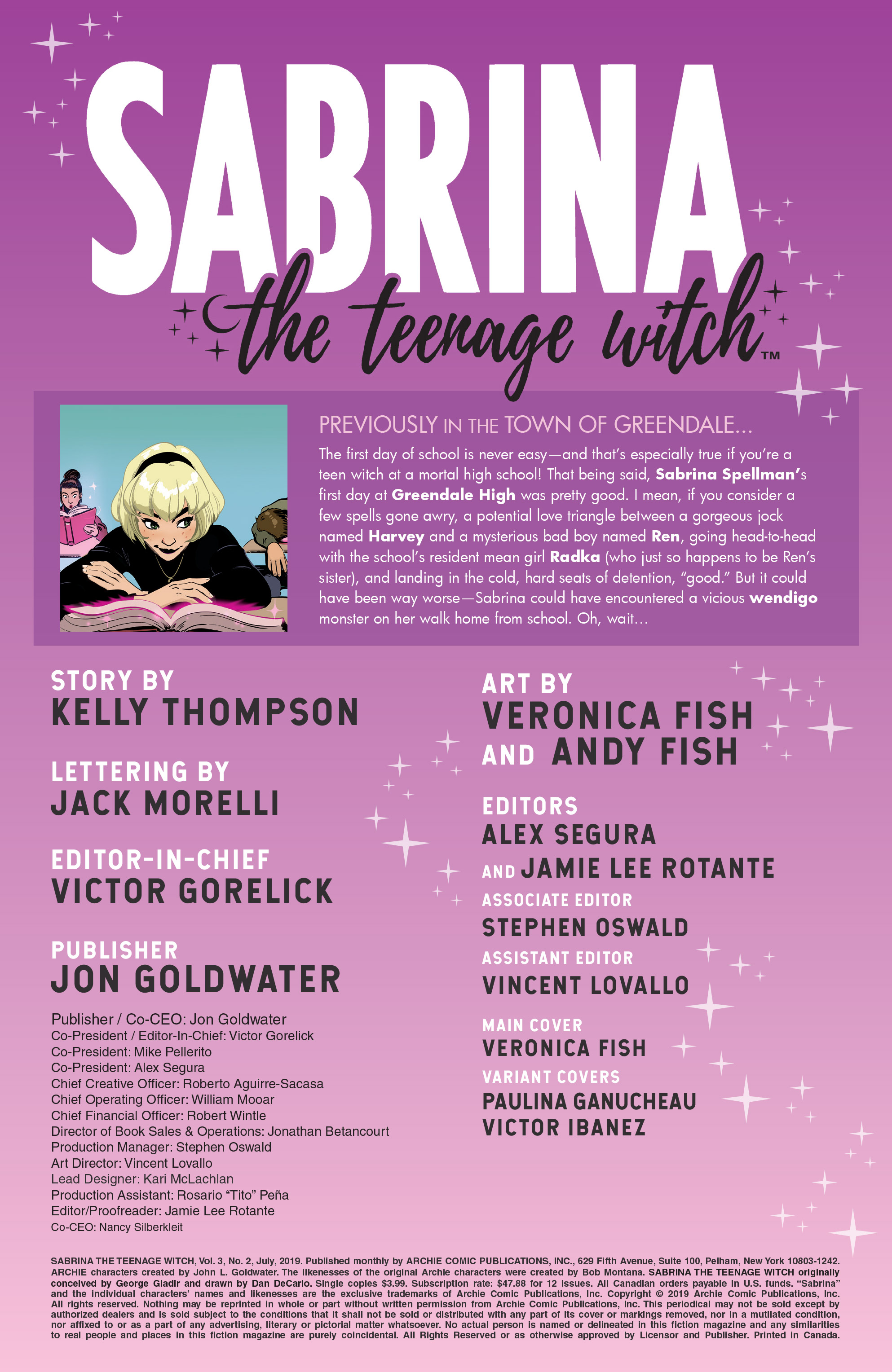 Read online Sabrina the Teenage Witch (2019) comic -  Issue #2 - 2