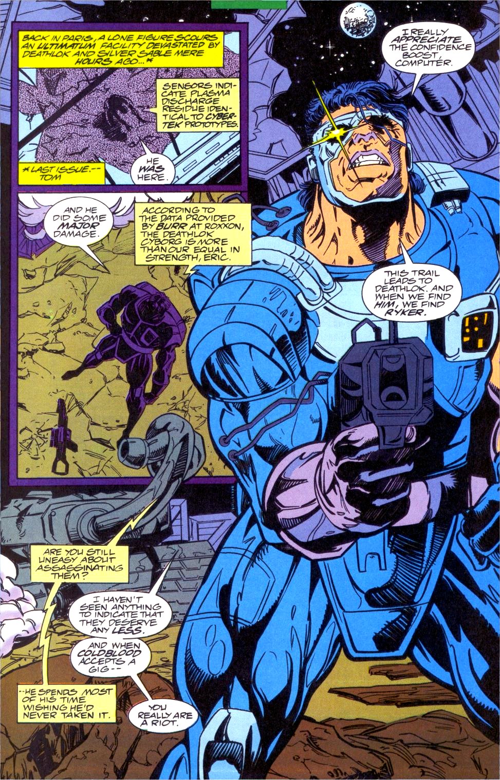 Read online Deathlok (1991) comic -  Issue #19 - 17