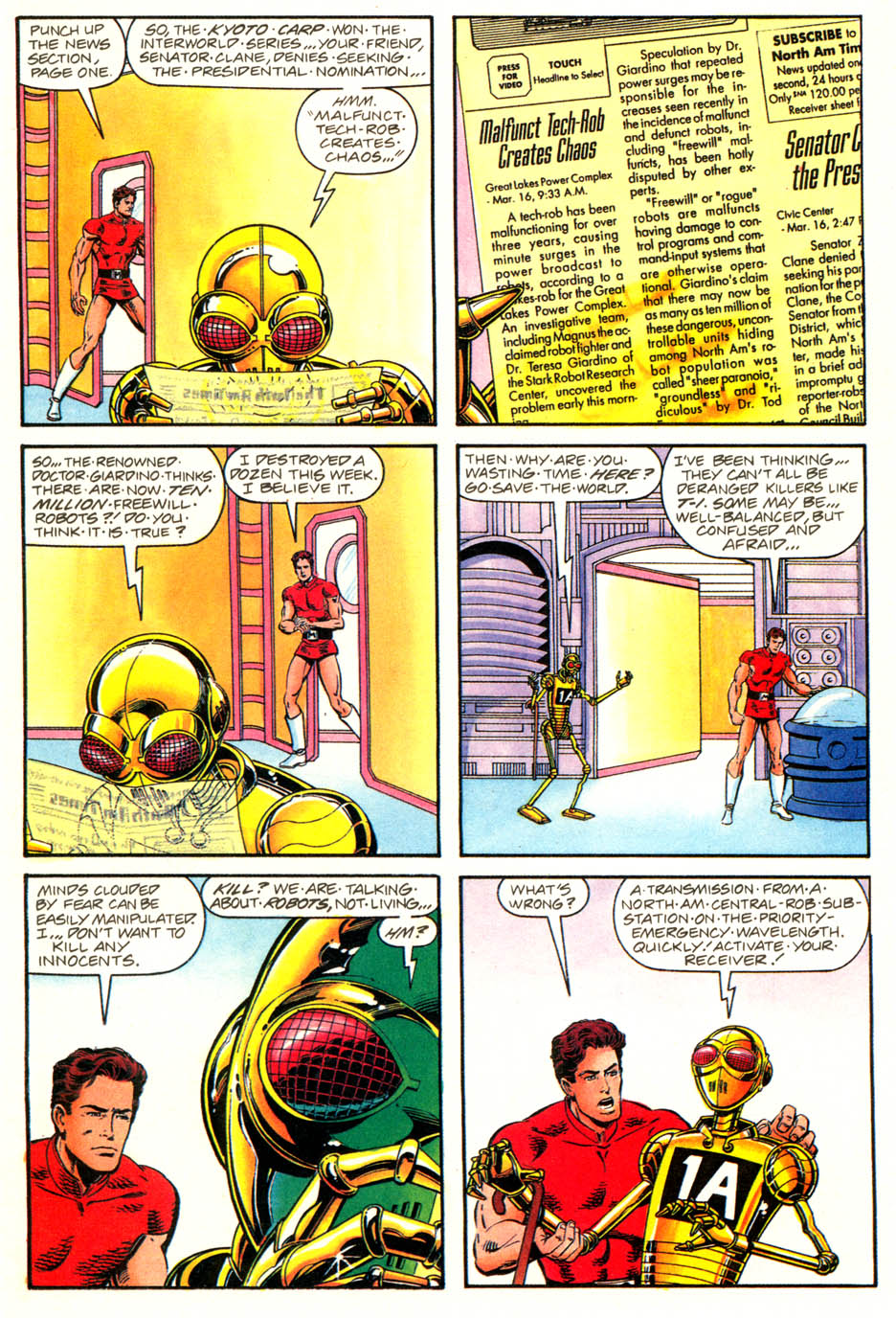 Read online Magnus Robot Fighter (1991) comic -  Issue #1 - 9