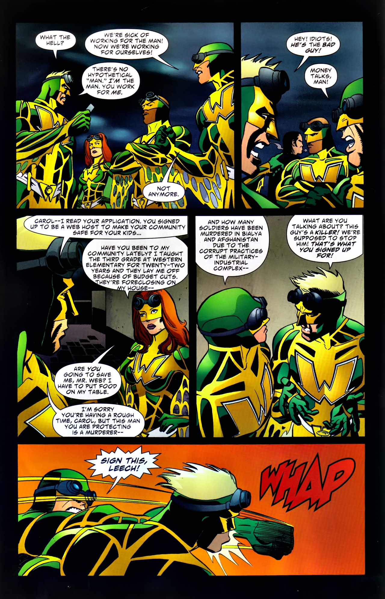 Read online The Web comic -  Issue #4 - 8