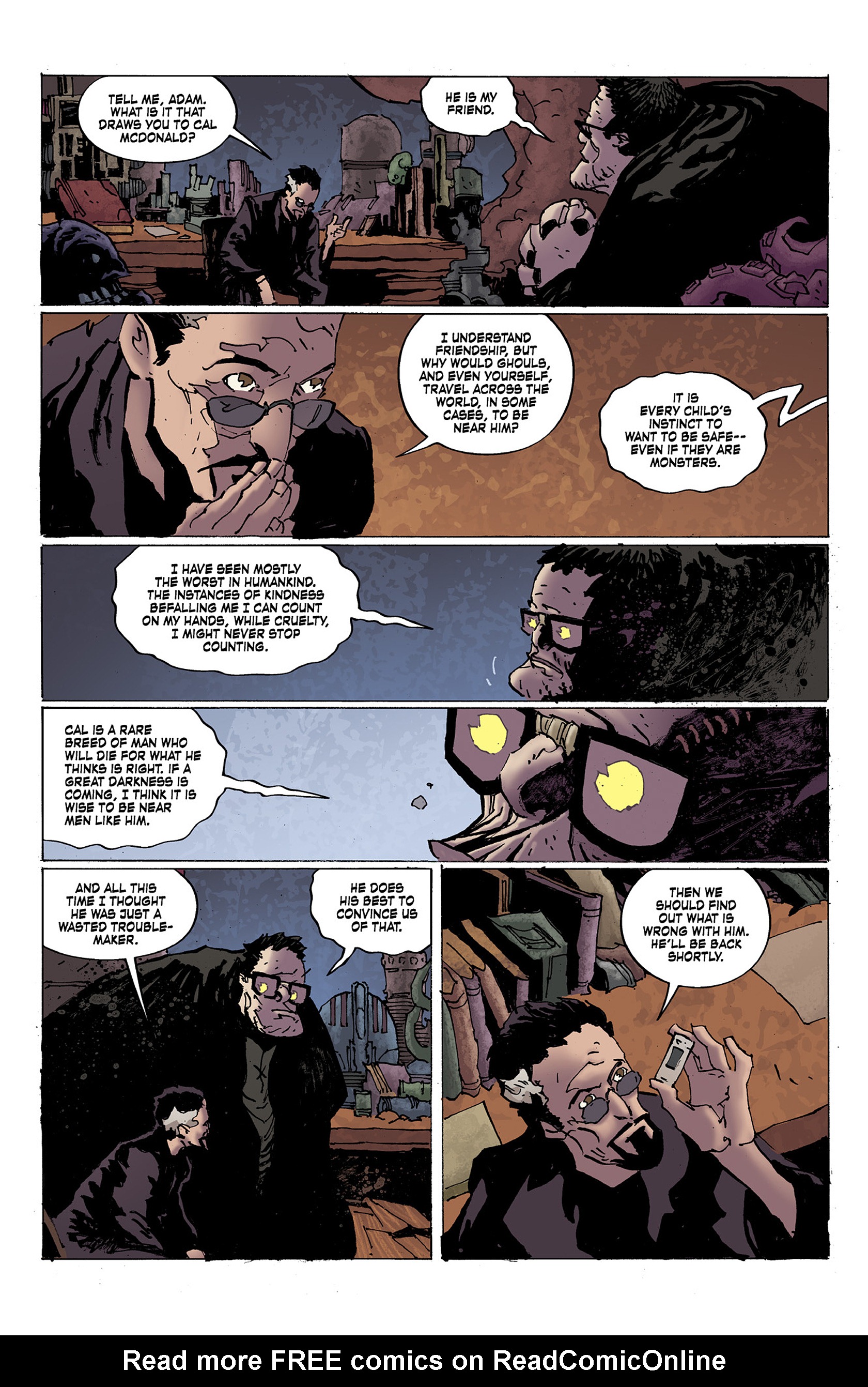 Read online Criminal Macabre: The Eyes of Frankenstein comic -  Issue #3 - 4