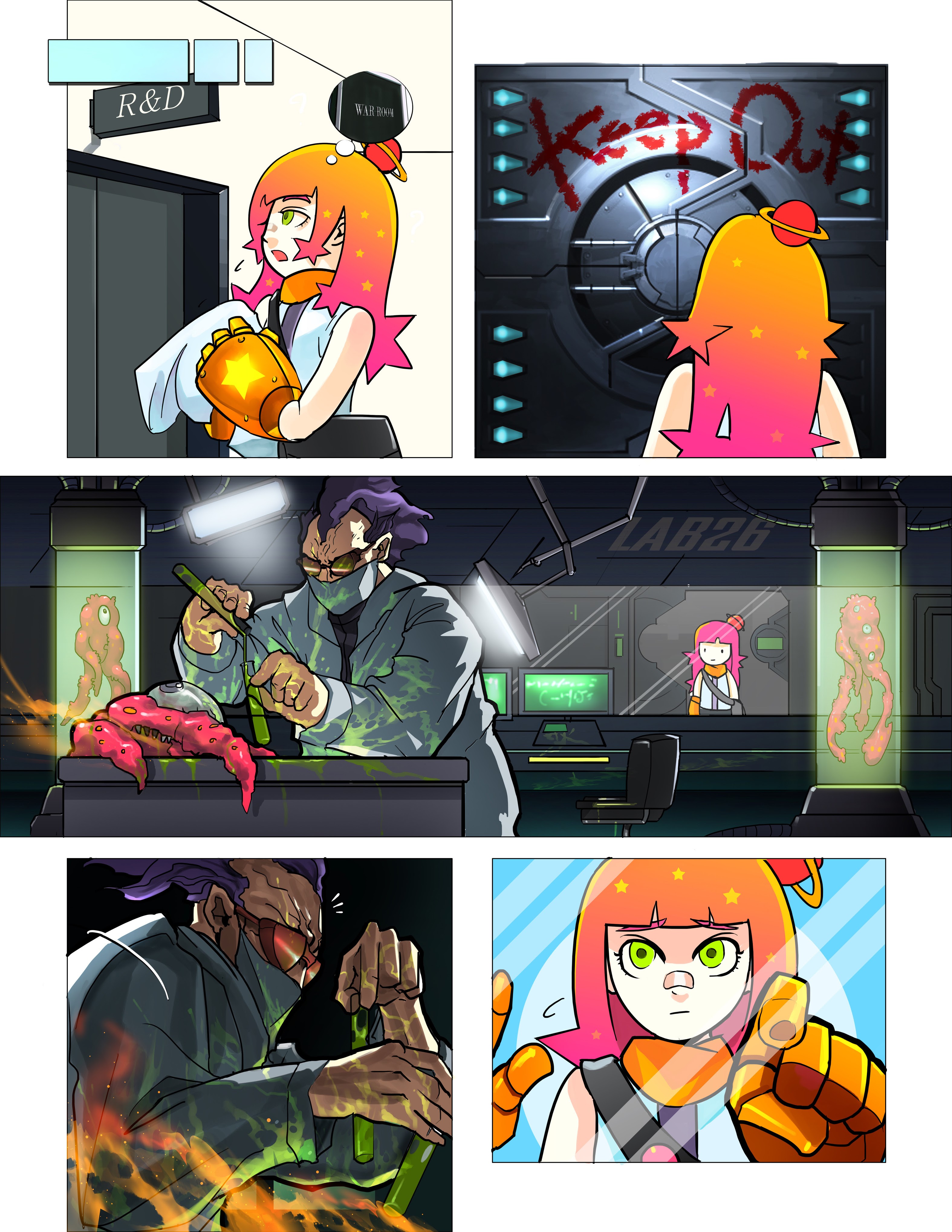 Read online Starpunch Girl comic -  Issue #5 - 6