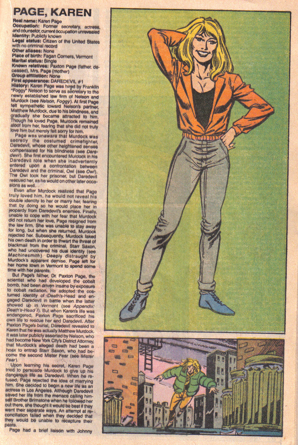 Read online The Official Handbook of the Marvel Universe: Update '89 comic -  Issue #5 - 38