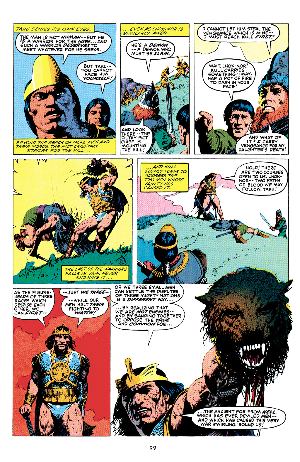 Read online The Chronicles of Kull comic -  Issue # TPB 4 (Part 1) - 98