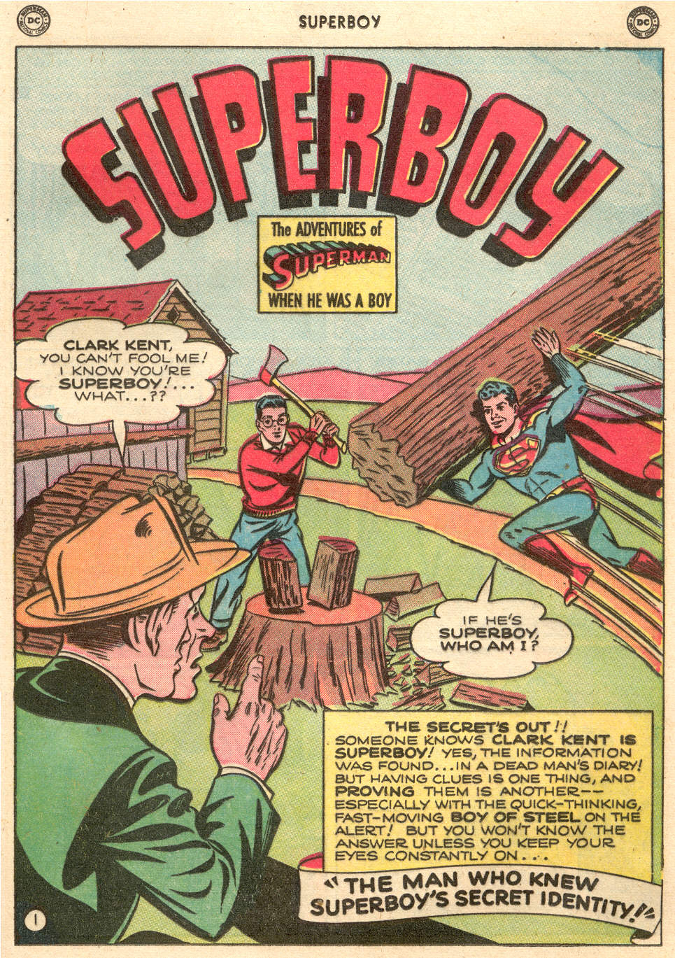 Read online Superboy (1949) comic -  Issue #7 - 32