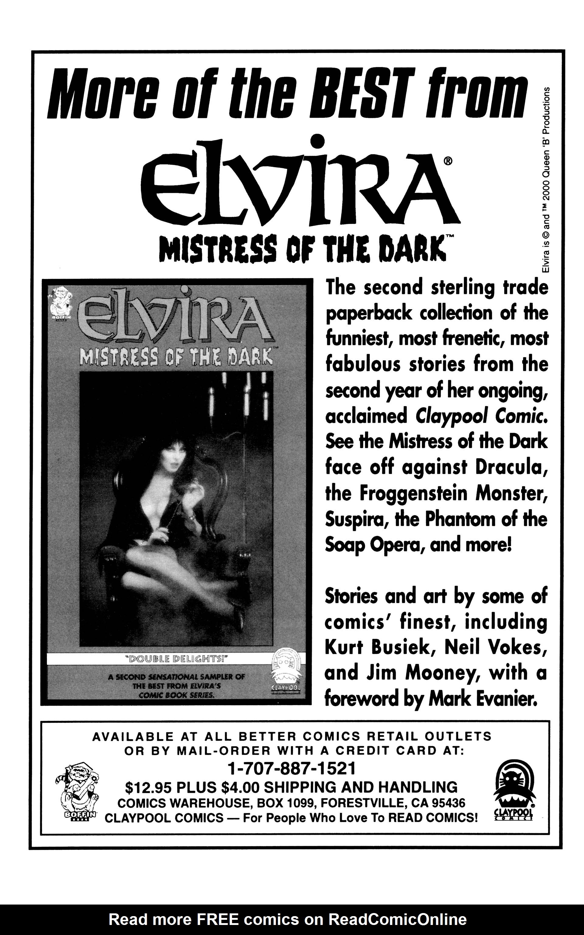 Read online Elvira, Mistress of the Dark comic -  Issue #95 - 34