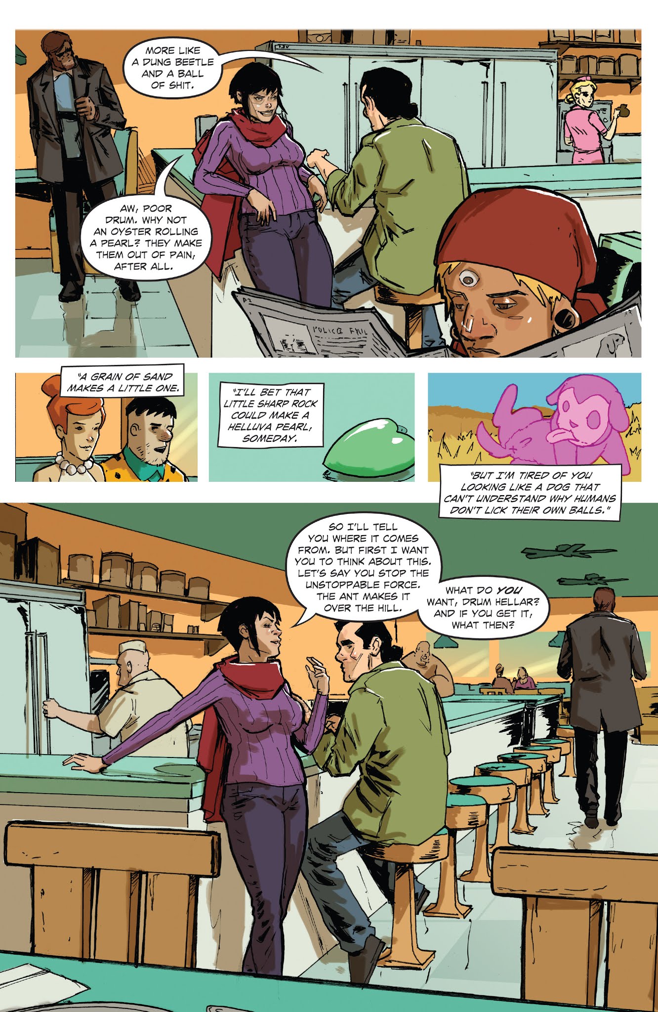 Read online Drumhellar comic -  Issue #5 - 14