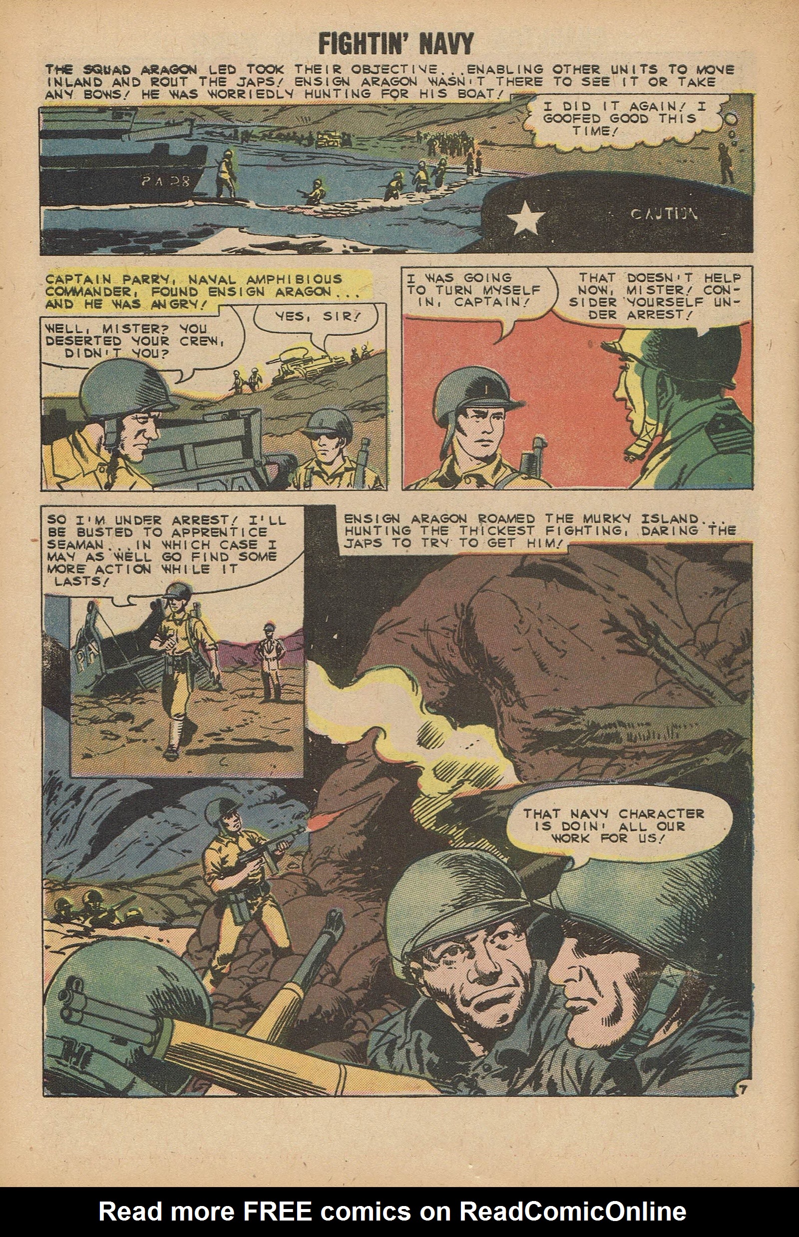Read online Fightin' Navy comic -  Issue #92 - 10