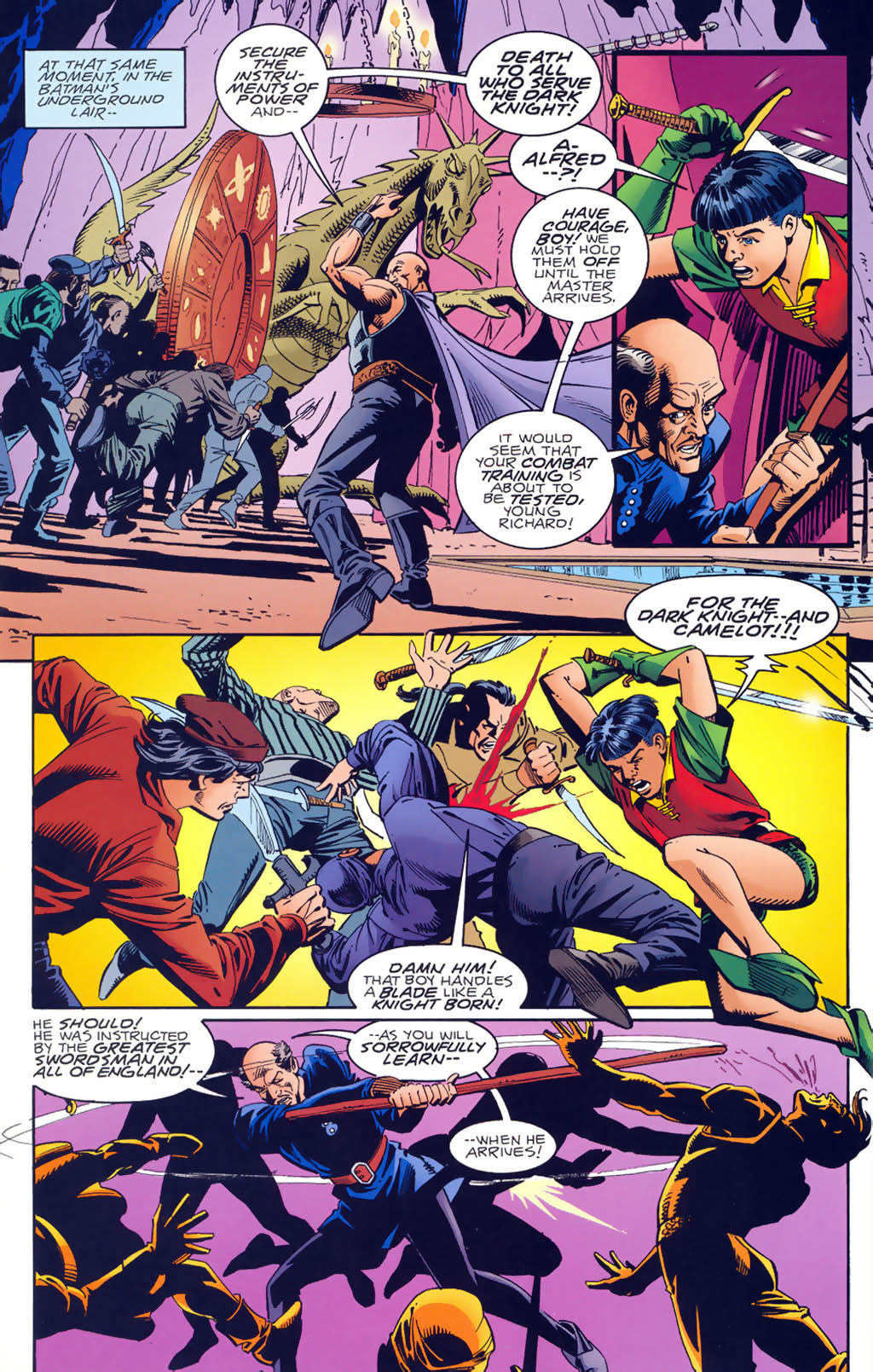 Read online Batman: Dark Knight of the Round Table comic -  Issue #2 - 12