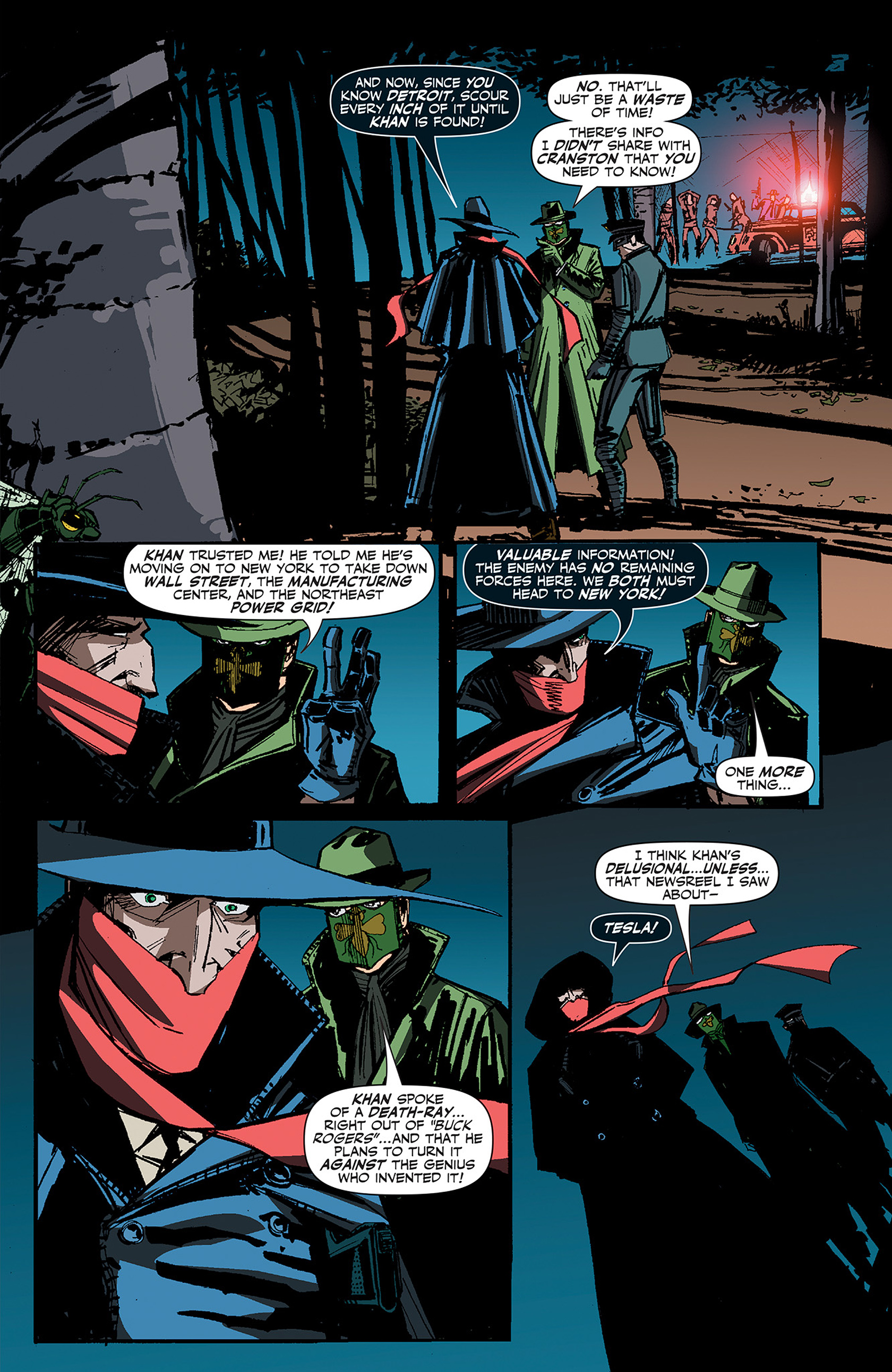 Read online The Shadow/Green Hornet: Dark Nights comic -  Issue #3 - 8
