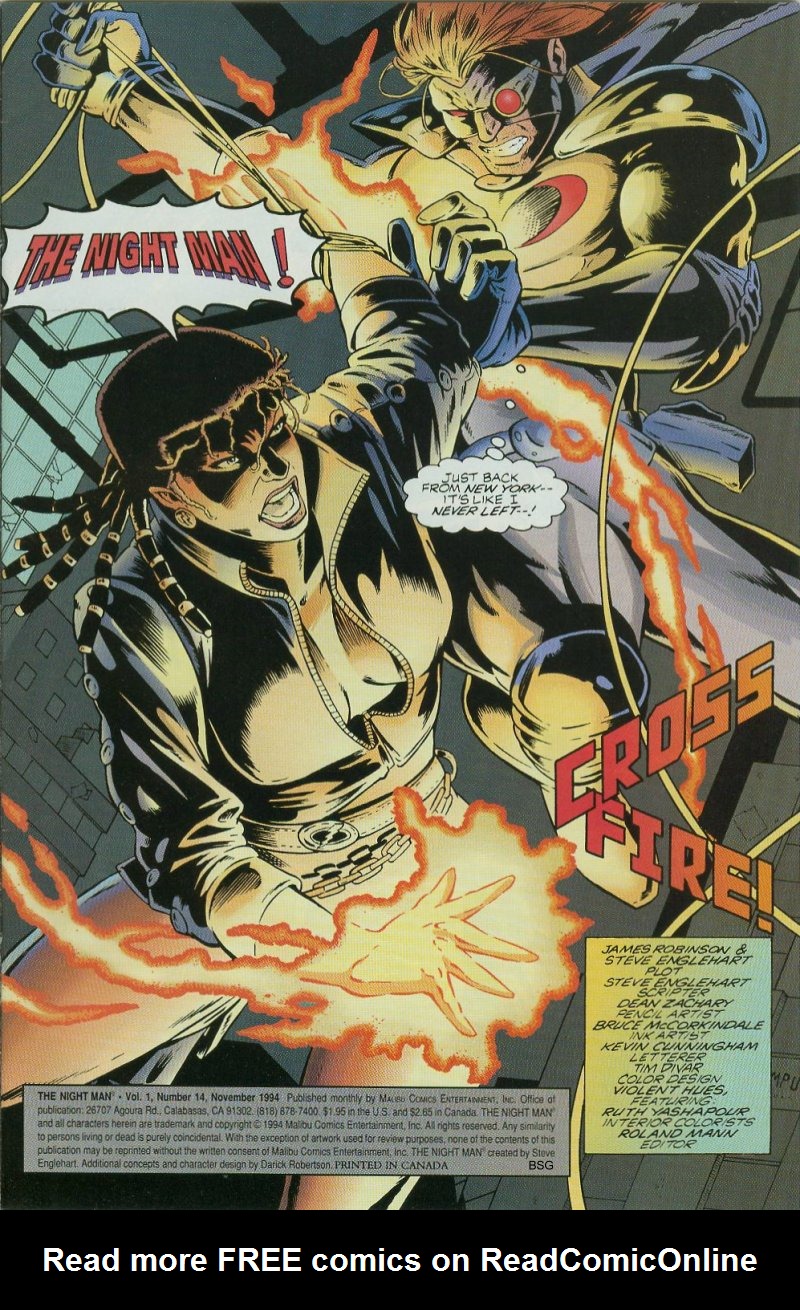 Read online The Night Man comic -  Issue #14 - 2